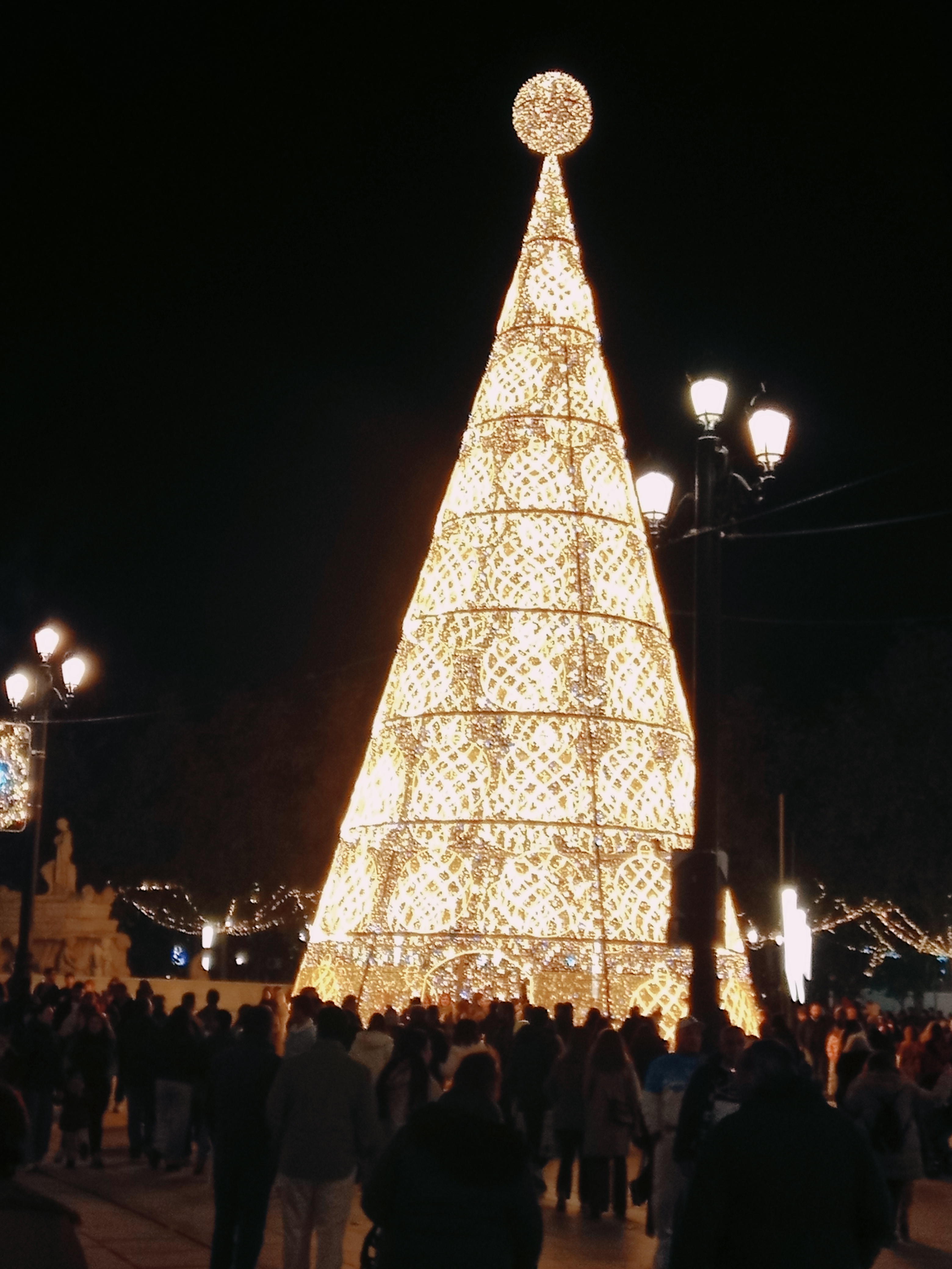 Árbol navidad en Sevilla